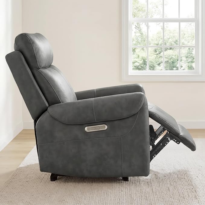 KISLOT Leather Recliner Chair Set of 2, Wall Hugger RV Recliners - Image 3