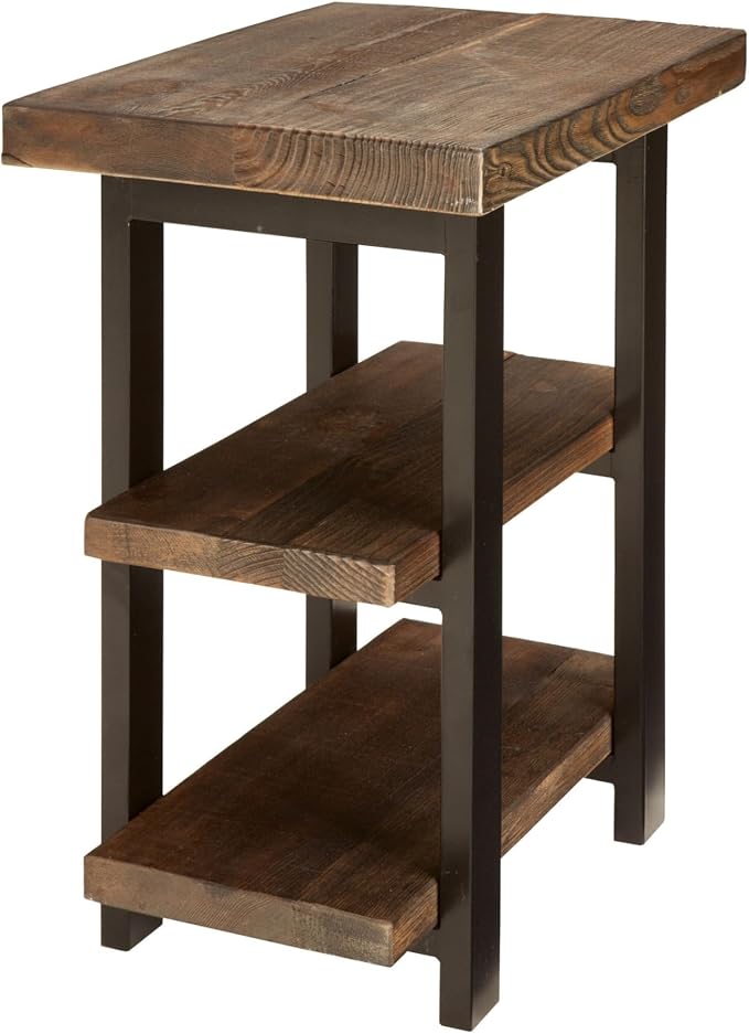 Alaterre Furniture Pomona Living Room 3-Tier Solid Wood End Table - Image 9