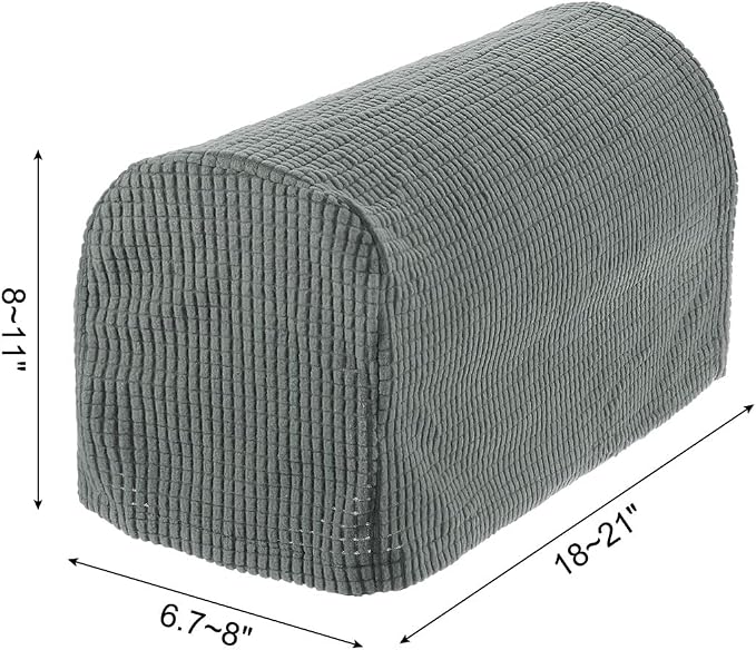 uxcell Stretch Armrest Covers Armchair Anti-Slip - Image 2