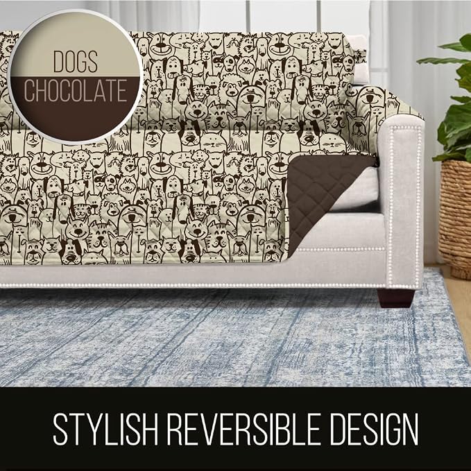 Sofa Shield® Couch Slip Covers for Dogs, Reversible Furniture Protector - Image 5