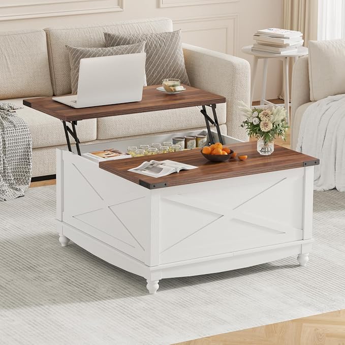 ALLSTAND 31.5" Lift Top Coffee Table - Image 8