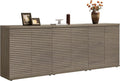 SICOTAS Buffet Cabinet with Storage Accent Sideboard Modern Credenza with Doors by SICOTAS