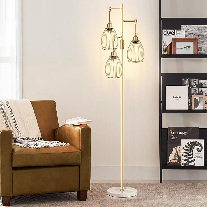 Torondo Dimmable Floor Lamps for Living Room, Industrial Standing Lamp - Image 7