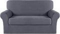 Turquoize Stretch Sofa Slipcover 2 Pieces Sofa Cover Couch Cover by Turquoize