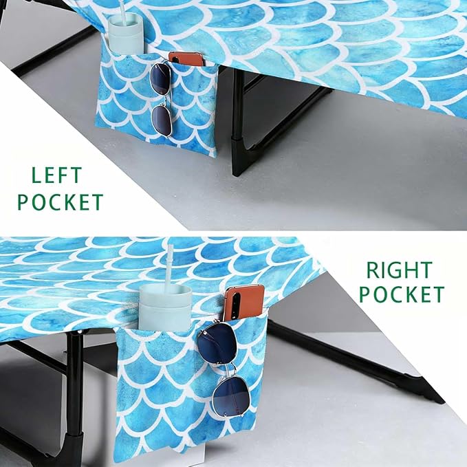 Irisbell Lounge Chair Towel Cover - Image 3