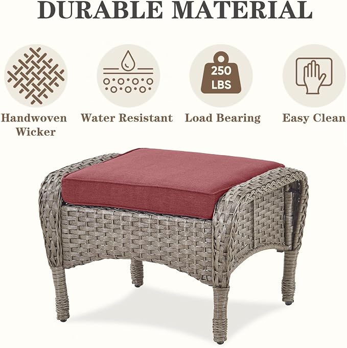 Belord Expansive 10 Pieces Outdoor Patio Furniture Set - Image 7