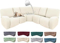 100% Waterproof Sectional Recliner Couch Covers by ROFASVCO