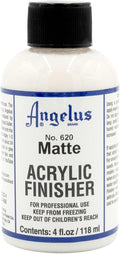 Angelus Matte Acrylic Finisher 4 fl oz – Flexible Clear Coat by AngelusBrand
