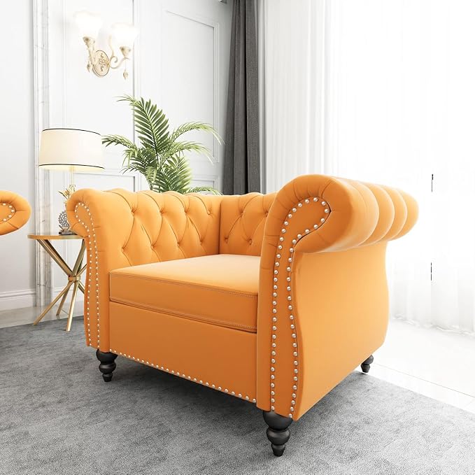 AVZEAR Living Room Accent Chair, Upholstered Sofa Chair Single Sofa Chair by AVZEAR