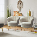 HULALA HOME Modern Velvet Accent Chairs Set of 2 by HULALAHOME