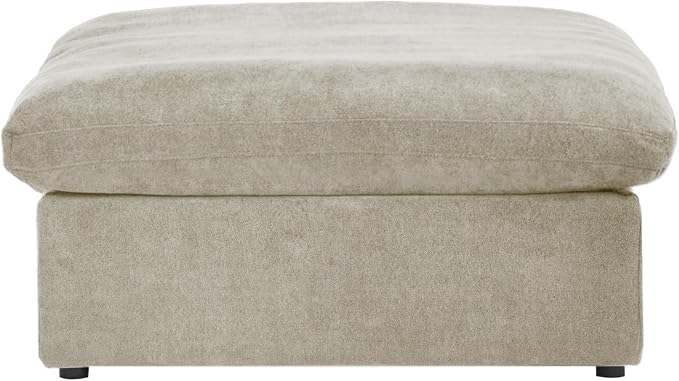 JACH Storage Ottoman for Living Room, Cushion Cover Removable, Minimalist - Image 3