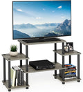 Furinno Turn-N-Tube No Tools Entertainment Center, Round Square Corner by Furinno-FitsYourSpaceFitsYourBudget