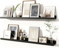 Fun Memories Picture Ledge Shelves Set of 2, 36 Inch Rustic Wall Mounted by FunMemories
