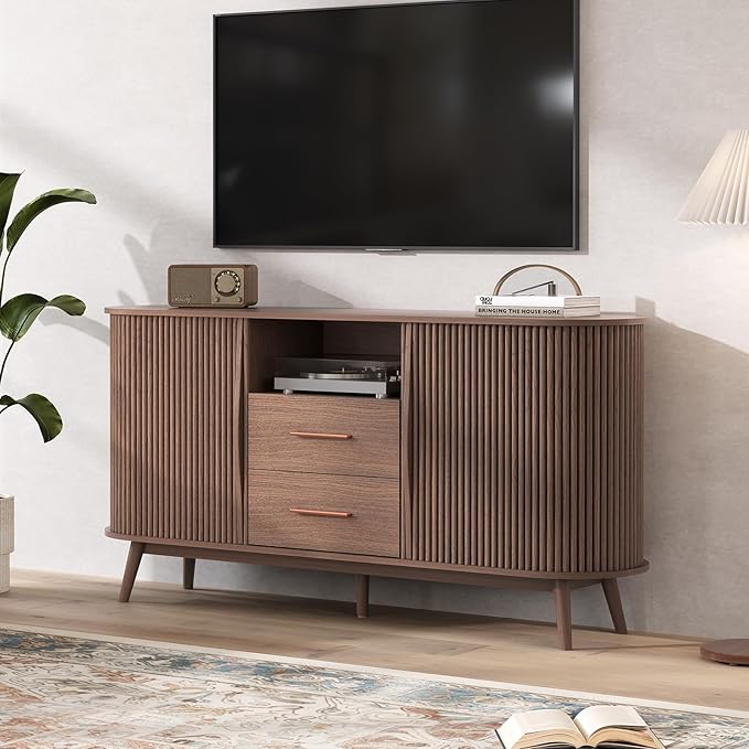 JOINICE 63" Fluted Storage Cabinet - Image 5