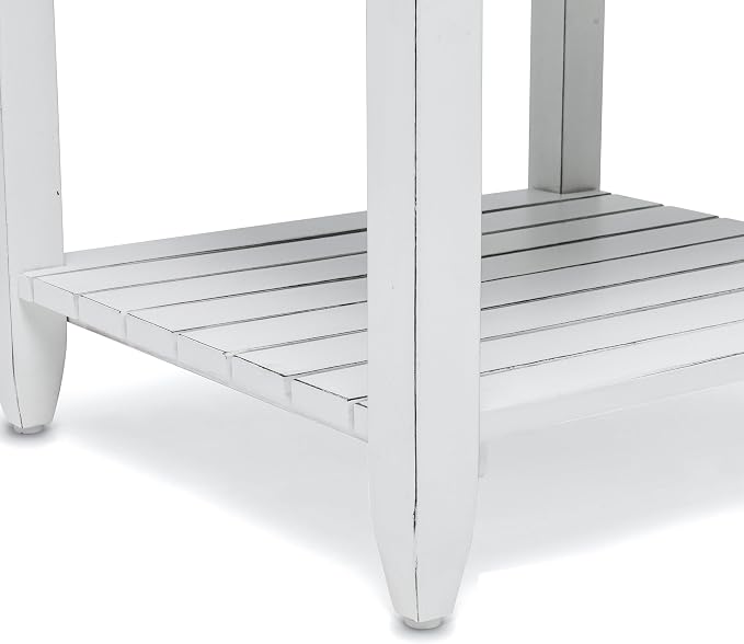 Sea Wind Florida Picket Fence Wood End Table - Image 7