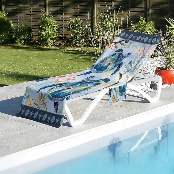 Irisbell Lounge Chair Towel Cover - Image 2