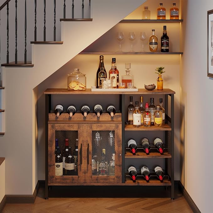 X-cosrack Wine Bar Rack Cabinet - Image 3