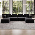 Avenco 141” U-Shaped Modular Sectional Couch Sofa by Avenco