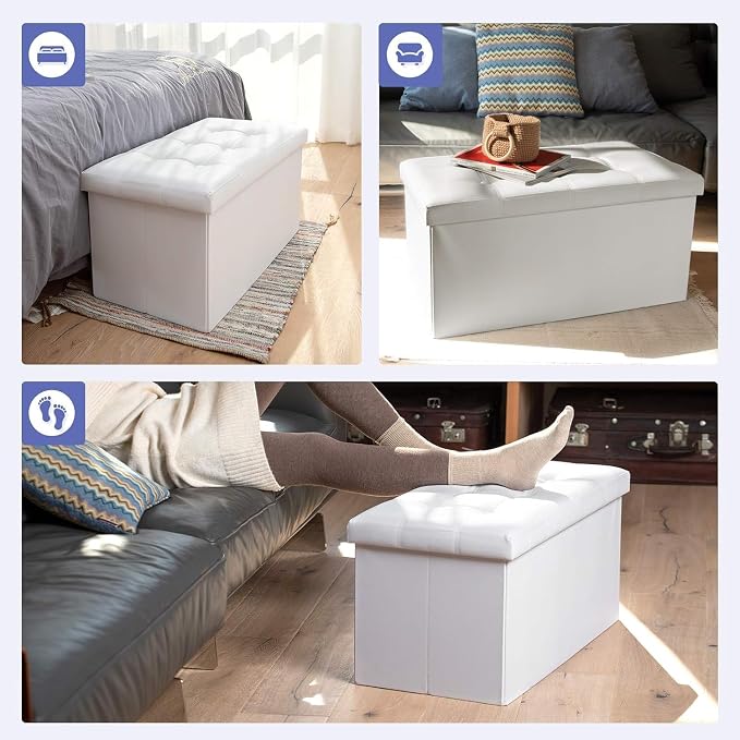 COSYLAND Ottoman Bench with Storage - Image 7