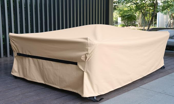 Patio Furniture Set Covers Waterproof Patio Conversation Sets Cover Heavy Duty - Image 2