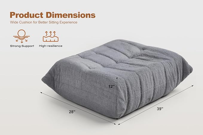 Bean Bag Pouf Ottoman, Foot Stool, Foot Rest - Image 2
