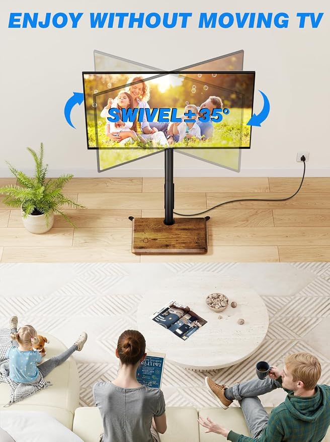 Rfiver Swivel Floor TV Stand - Image 2