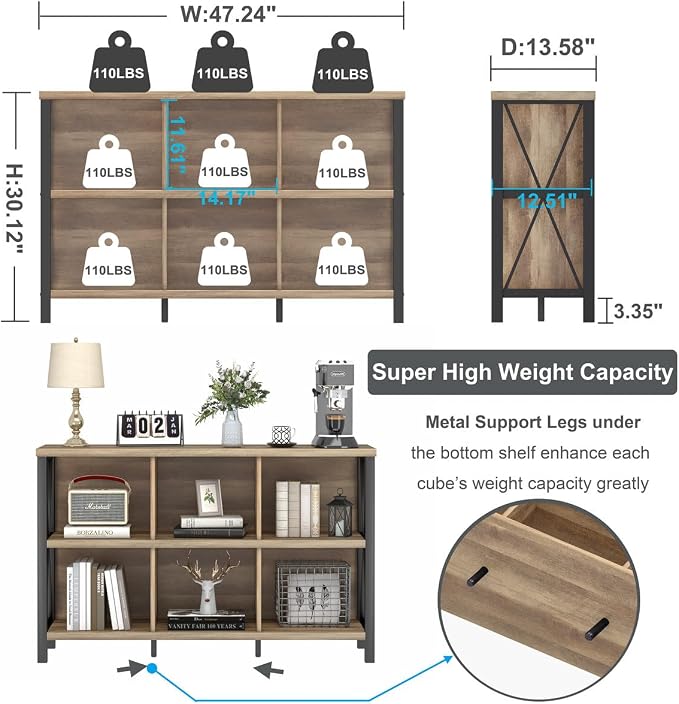 FATORRI 6 Cube Storage Organizer - Image 3