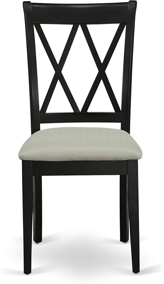 East West Furniture CLC-BLK-C Clarksville Dining Room Chairs - Image 4