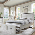 Aitjunz Farmhouse Queen Size Bed Frame by AITJUNZ
