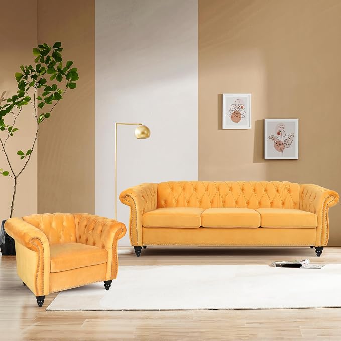 AVZEAR Living Room Accent Chair, Upholstered Sofa Chair Single Sofa Chair - Image 3