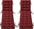 2 Pack 72x21 Inch Folding Chaise Lounge Cushion Quick Dry by AMCATON