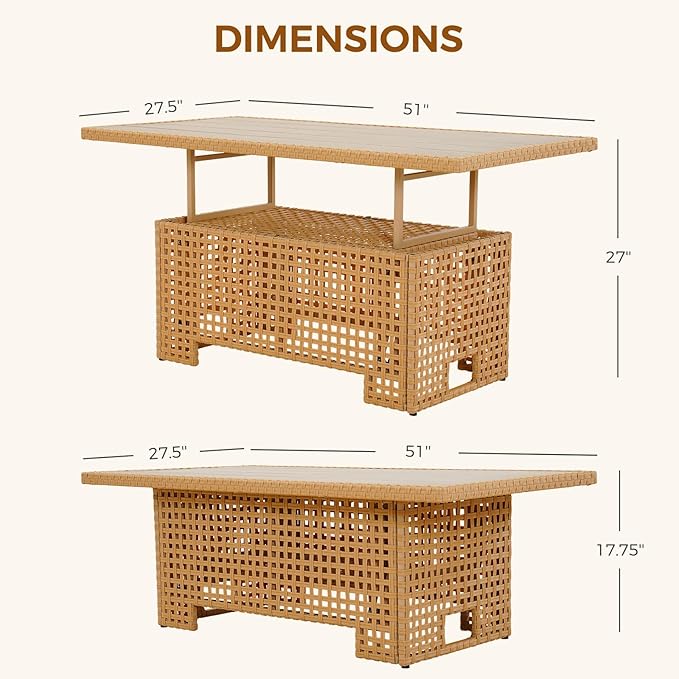 Grand patio 12-Piece Patio Wicker Furniture Set - Image 5