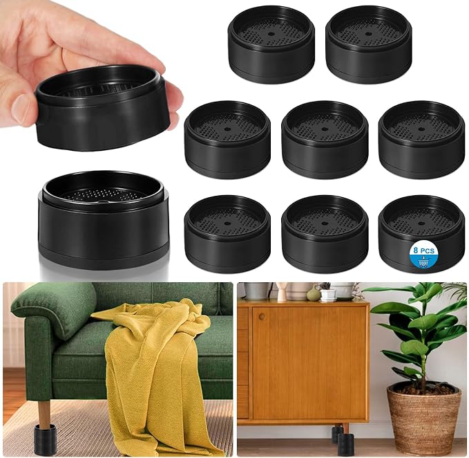 Bed Risers 1 inch, 2 inch, 3 inch, 4 inch Heavy Duty, Adjustable Furniture Riser - Image 7