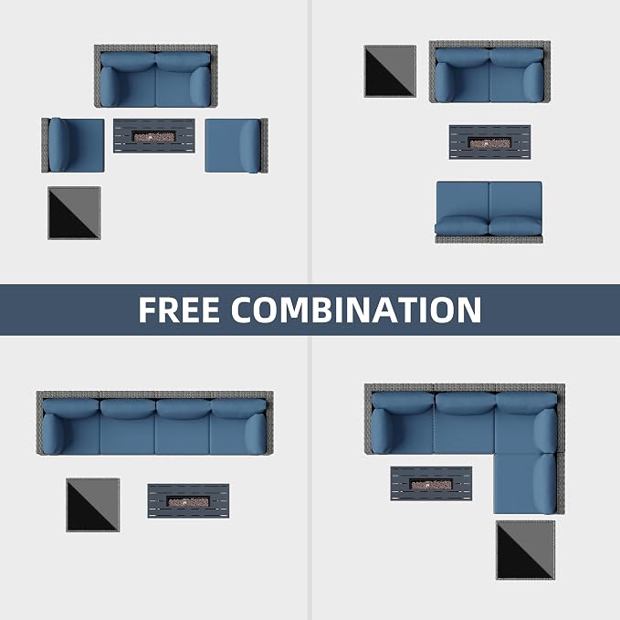 SUNLEI 5 Piece Outdoor Patio Furniture Set - Image 5