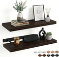 31.5in Floating Shelves for Wall, Wall Mounted Shelves for Decor Storage Set of by INHABITUNION