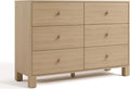 Storkcraft California 6 Drawer Double Dresser – GREENGUARD Gold Certified by Storkcraft