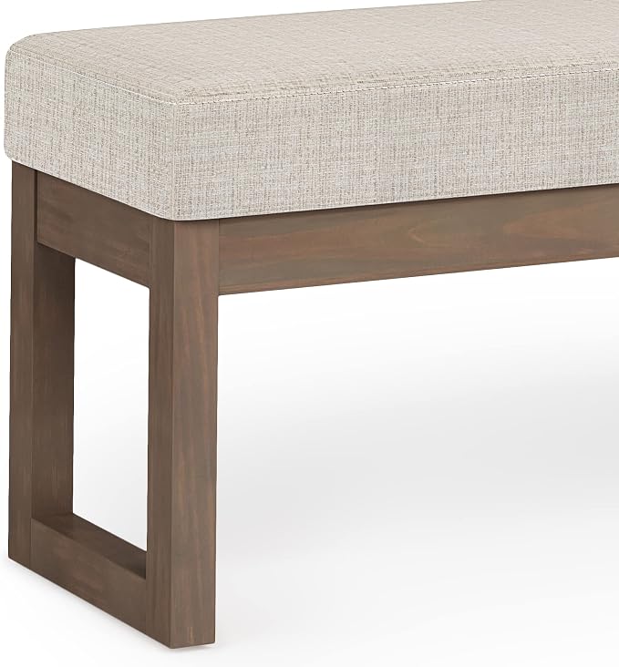 SIMPLIHOME Milltown Large Ottoman Bench - Image 7