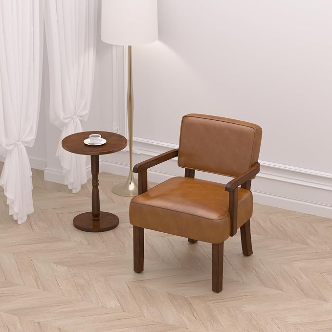 FAGAGA Accent Chair, PU Leather Living Room Chairs Oversized - Image 3