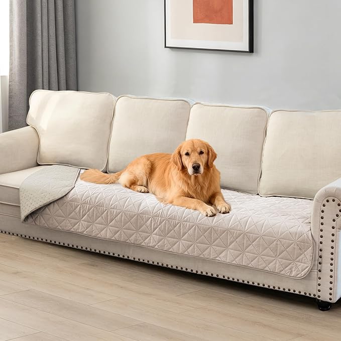 Ameritex Sofa Cover Waterproof for Seats Couch Cover for Dogs Pet Couch Cover by Ameritex