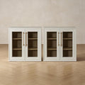mopio Blake Buffet Cabinet, Small Modular Accent Display Sideboard by MopioInc