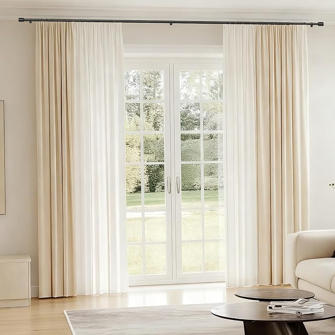 5/8” Diameter Curtain Rods 30-120 Inch, - Image 5