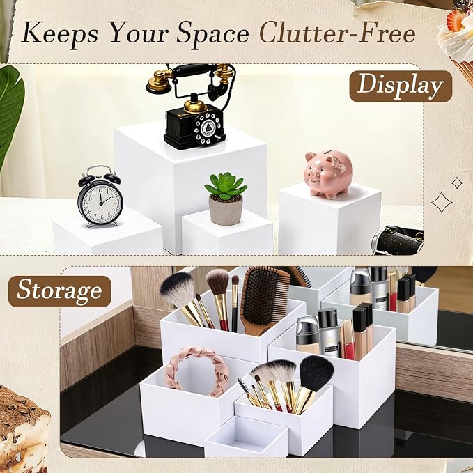 6 Pcs Buffet Risers, Display Stand Shelf - Image 5