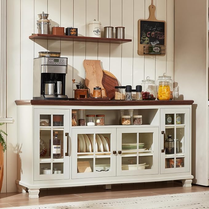 SAVOR LIFE Large Sideboard Buffet Cabinet - Image 3