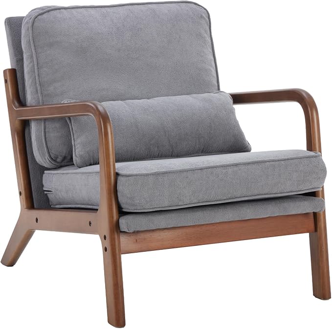 DUMOS Mid Century Accent Chair, Modern Living Room Chair by DumosLifestyle