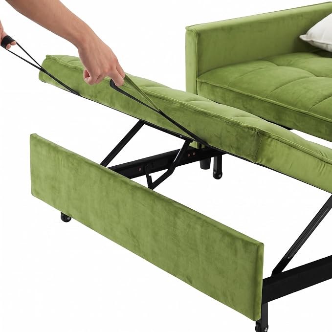 3 in 1 Convertible Sofa Bed, Loveseat Sleeper Sofa - Image 4