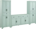Crosley Furniture Tara 3-Piece Modern Farmhouse Sideboard Buffet Cabinet and by CrosleyFurniture