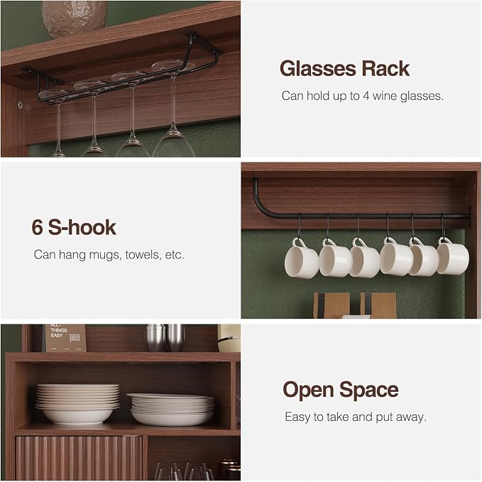 FiveWillowise Fluted Buffet Cabinet - Image 6