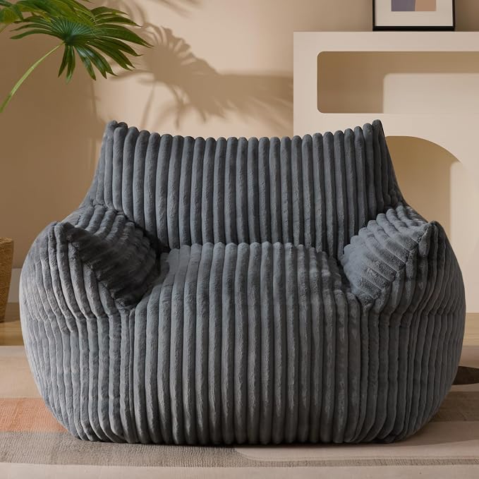 Giant Plush Bean Bag Chair for Adults by Gericco