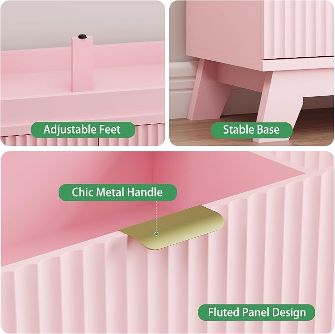 Xixini Fluted Dresser for Bedroom - Image 6