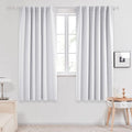 Deconovo Room Darkening Curtains Back Tab and Rod Pocket Curtains Thermal by Deconovo
